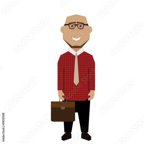 Isolated Businessman