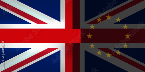 Brexit Bregret United Kingdom Flag Background Design
