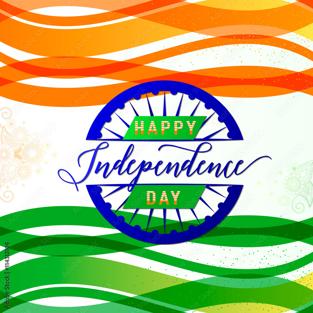 Vector illustration of India Independence Day 15th August ...