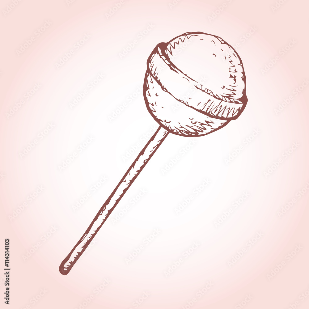 Lollipop. Vector drawing Lollipop. Vector drawing