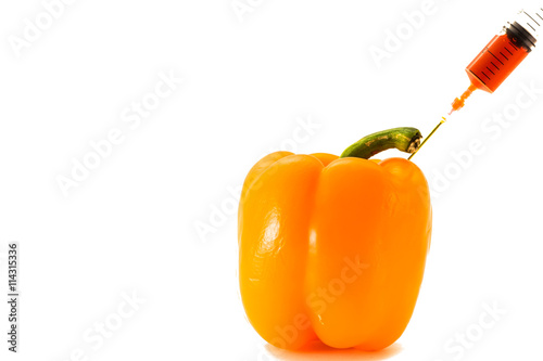 conceps food yellow bell pepper get more colourful by sling. photo