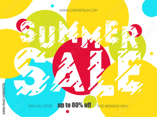 Summer sale template