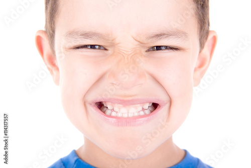 little boy's teeth