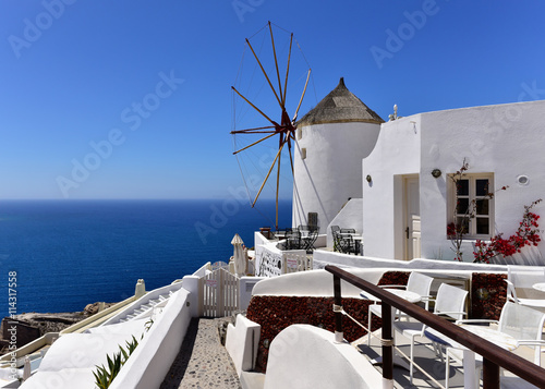 Windmill of Oia, Santorini, Greece