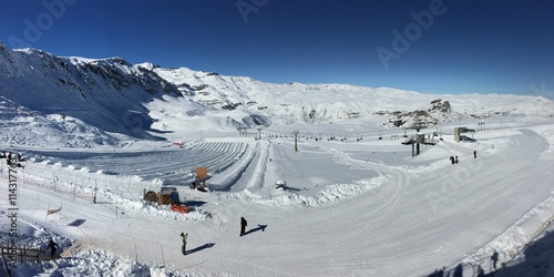 Ski resort in Santiago Chile