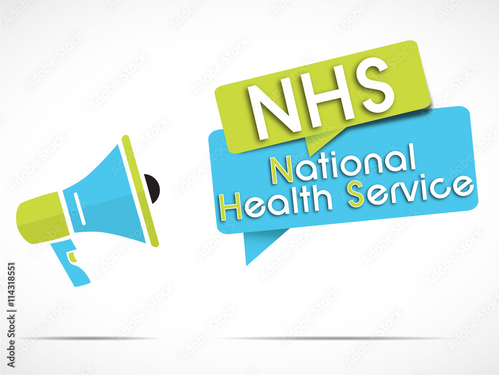 megaphone : NHS (national health service) megaphone : NHS (national health service)