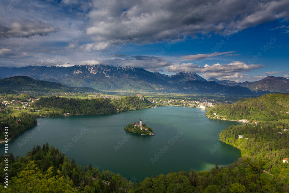 magical view of Lake Bled