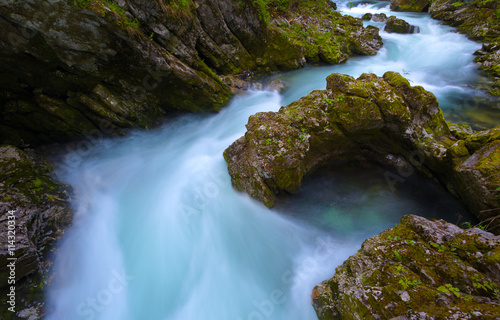 soteska Vintgar in the river Radovna photo
