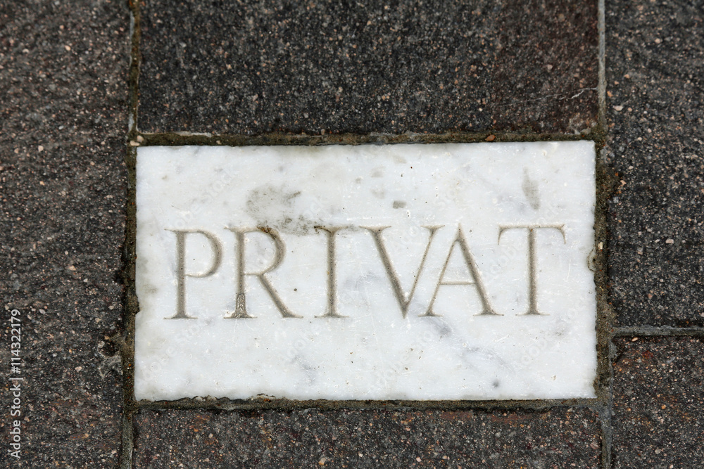 Fototapeta premium Privat