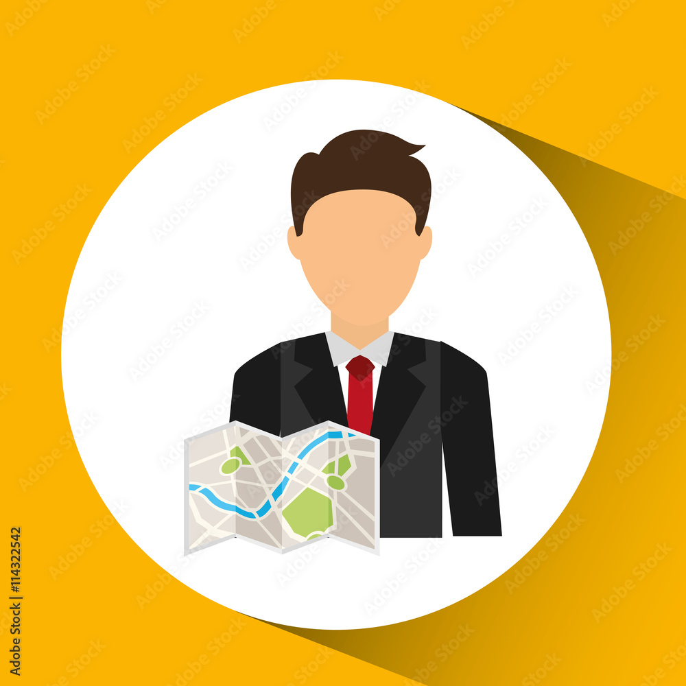 Obraz premium gps service design