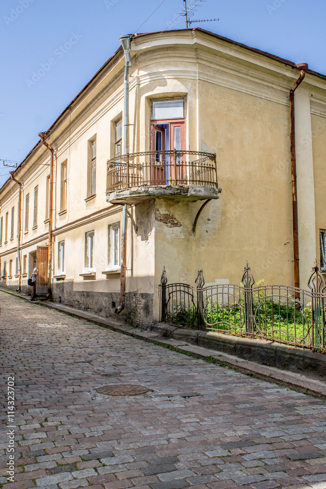 Fototapeta premium Old town in Vyborg
