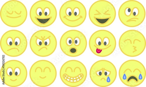 Emoticons, smileys photo