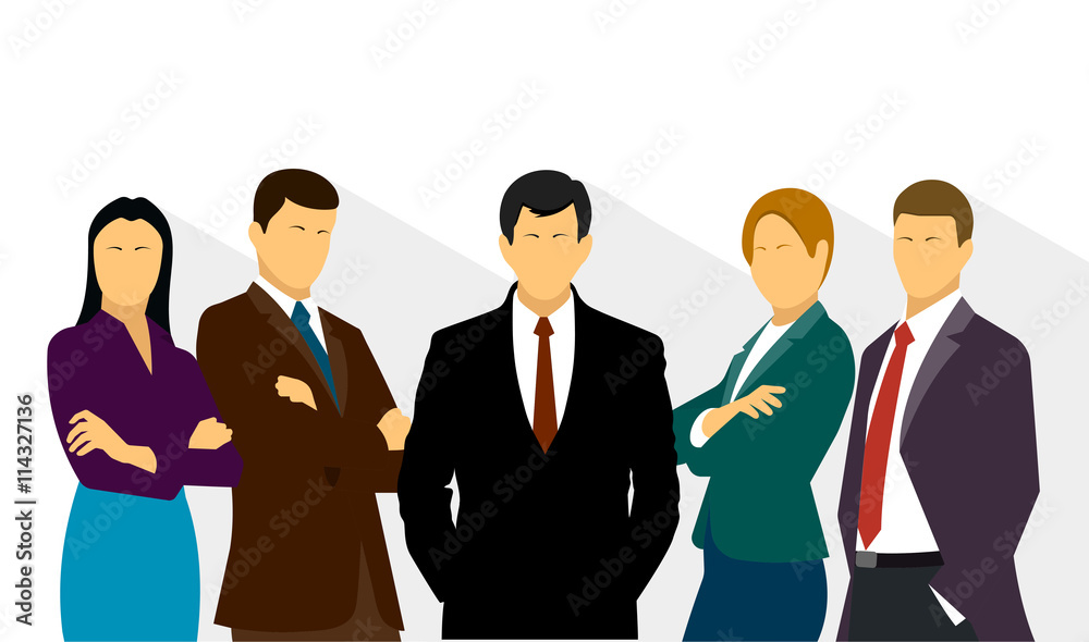 command work is a group of business people command work is a group of business people