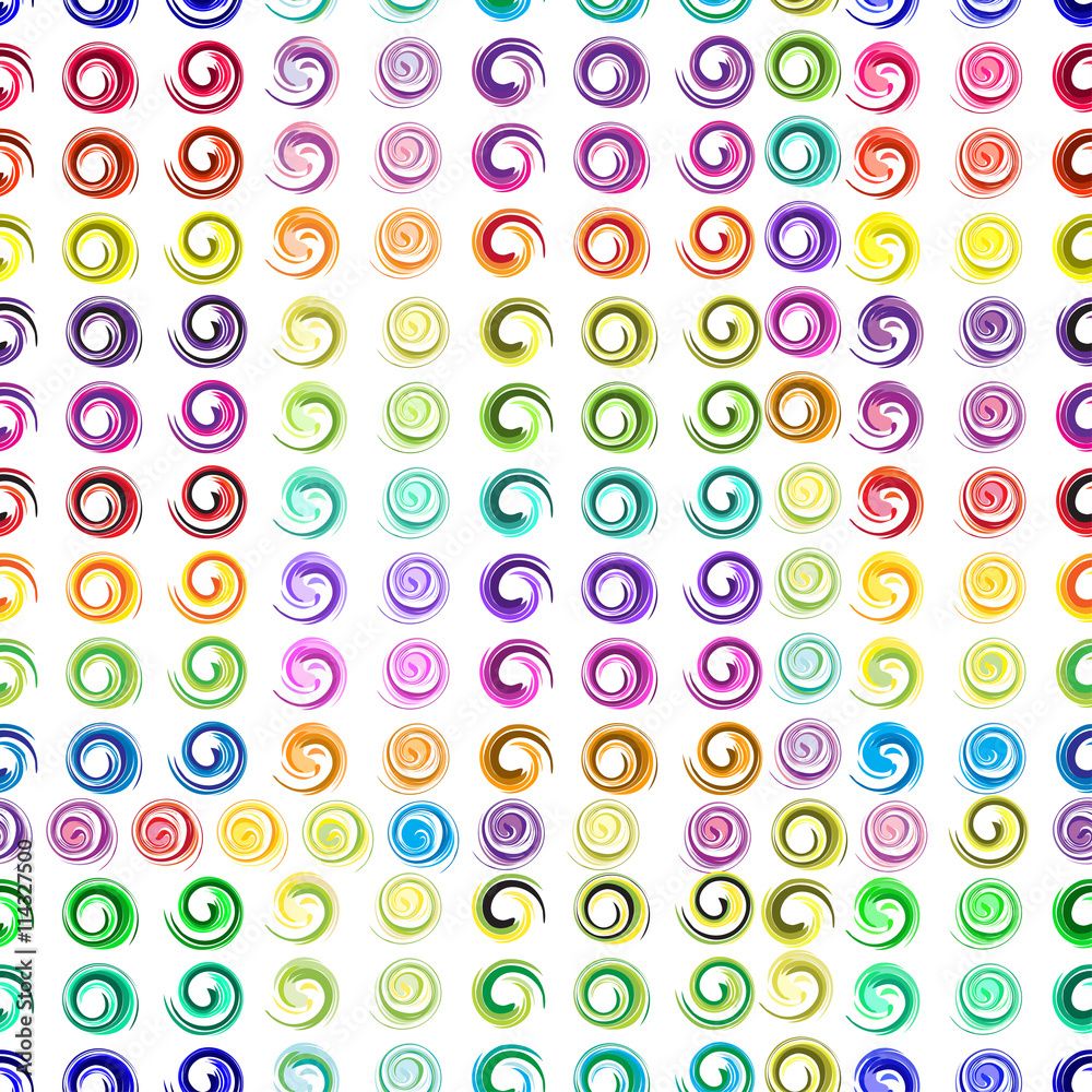 Colorful abstract seamless background. Dynamic flow illustration