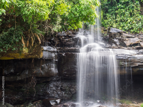 Little rainforest waterfall at Koh Kood