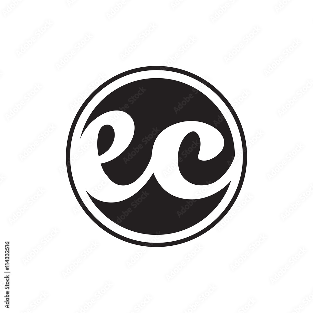 initial letter logo circle with ring initial letter logo circle with ring