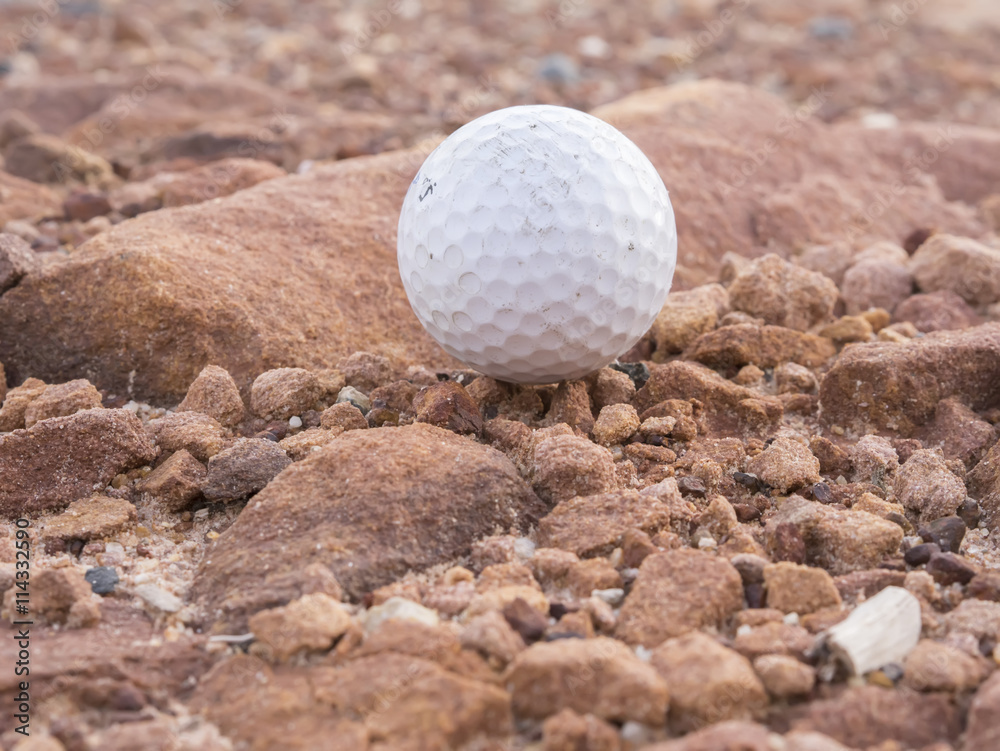 Golf ball on the lawn - Golf Background. Golf ball on the lawn - Golf Background.