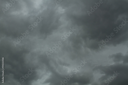 dark storm clouds before heavy rain weather