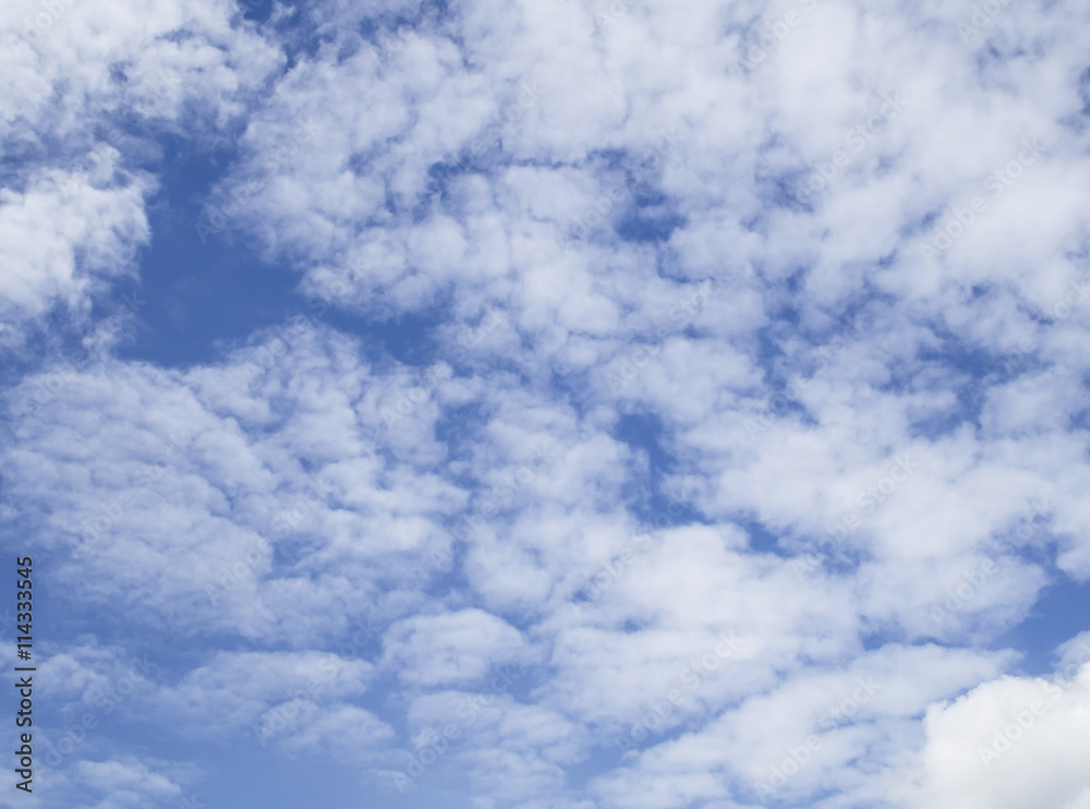 Fototapeta premium Clouds in the blue sky, Thailand 
