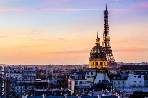 Sunset of Paris