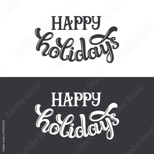 Happy holidays card