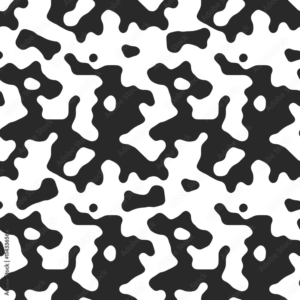 Camouflage vector seamless pattern. Camouflage vector seamless pattern.