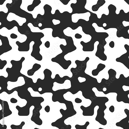 Camouflage vector seamless pattern.