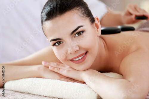 Young woman having spa proc...