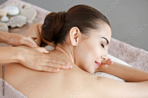 Young woman having spa proc...