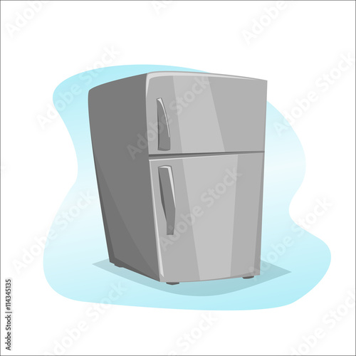 Refrigerator fridge freezer vector