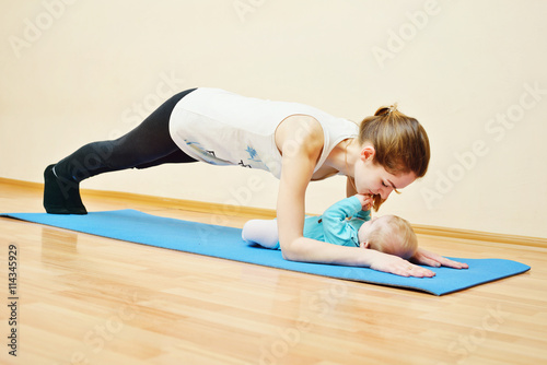 sport with baby