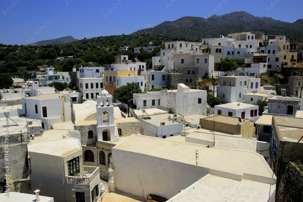 View from the Monastery of Panagia Spiliani on Nisyros Island
