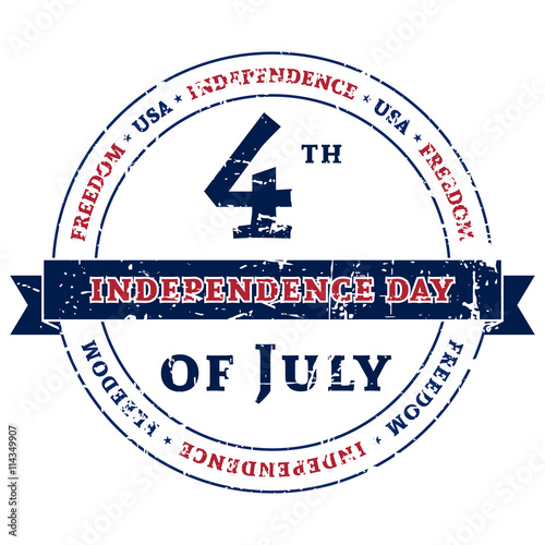 Symbol American 4th July holiday Independence Day celebration