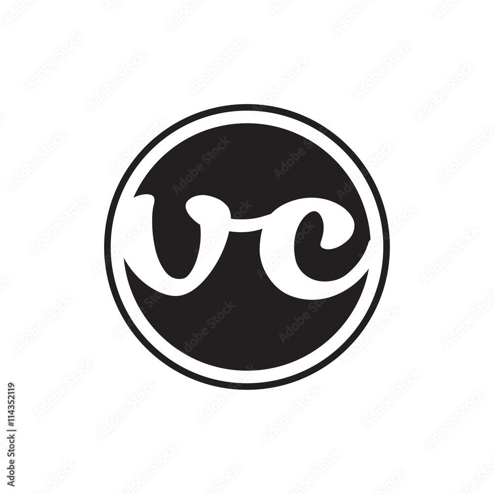 initial letter logo circle with ring initial letter logo circle with ring