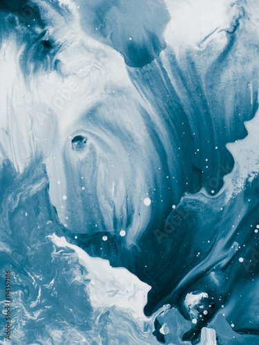 Obraz Niebieska marmurowa konsystencja