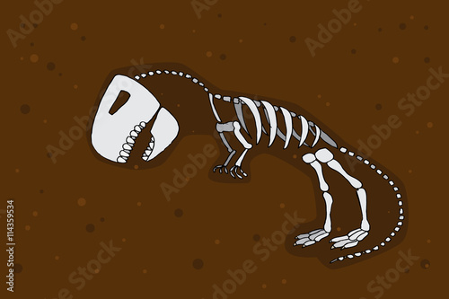 Tyrannosaurus rex fossil