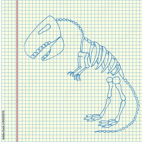 Tyrannosaurus rex fossil
