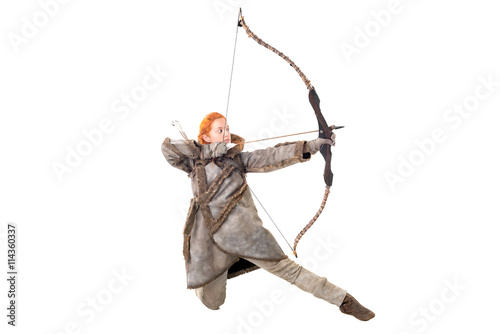 Fotografia, Obraz Girl archer