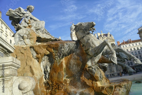 Fontaine Bartholdi Lyon photo