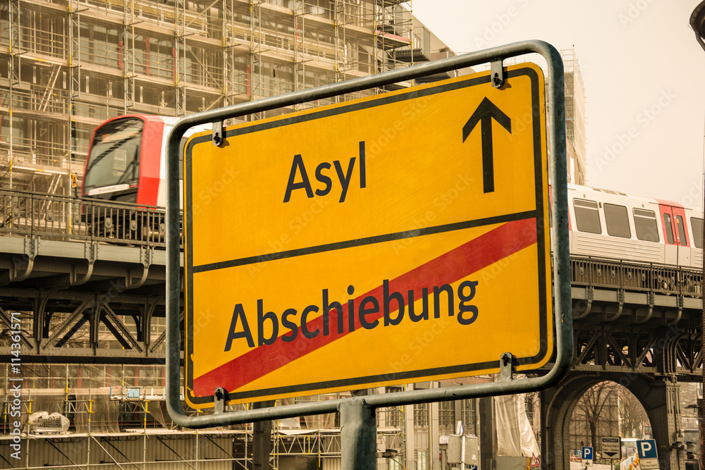 Obraz premium Schild 113 - Asyl