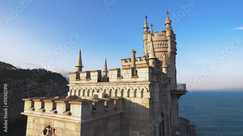 well-known castle Swallow's Nest near Yalta in Crimea,