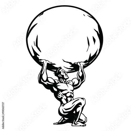 Stylized drawing of the Atlas Vector photo