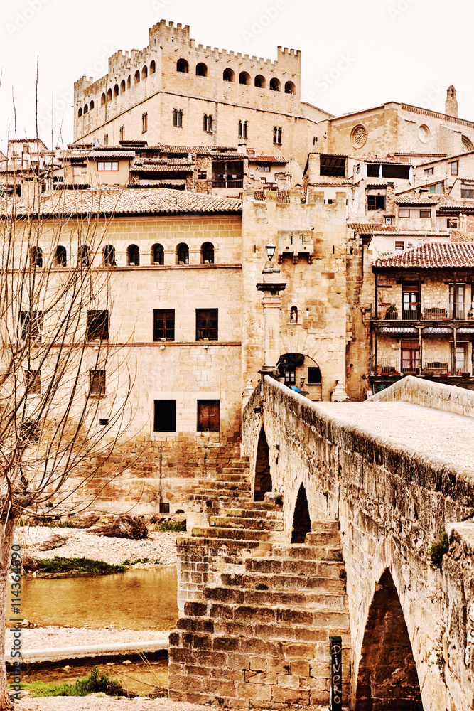 Valderrobres old town. Province of Teruel, Spain