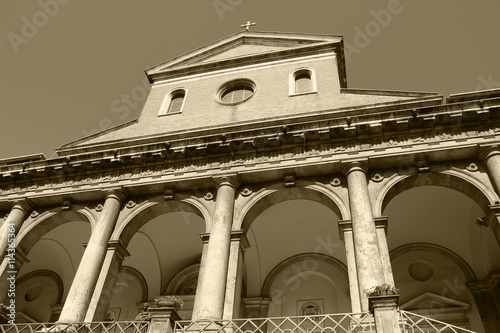 Rome,Italy,Via Merulana,church. photo