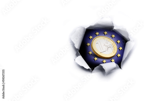 Euro im loch