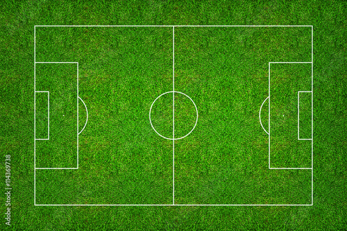 Football field or soccer field pattern and texture with clipping path.