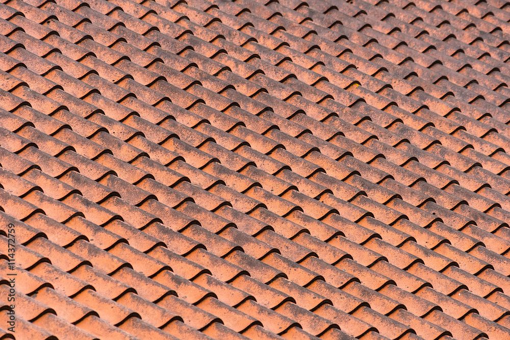 Clay Tiled Roof Pattern Clay Tiled Roof Pattern