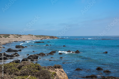 Scenic View of the California Coastline Pacific Highway 1 © surasako