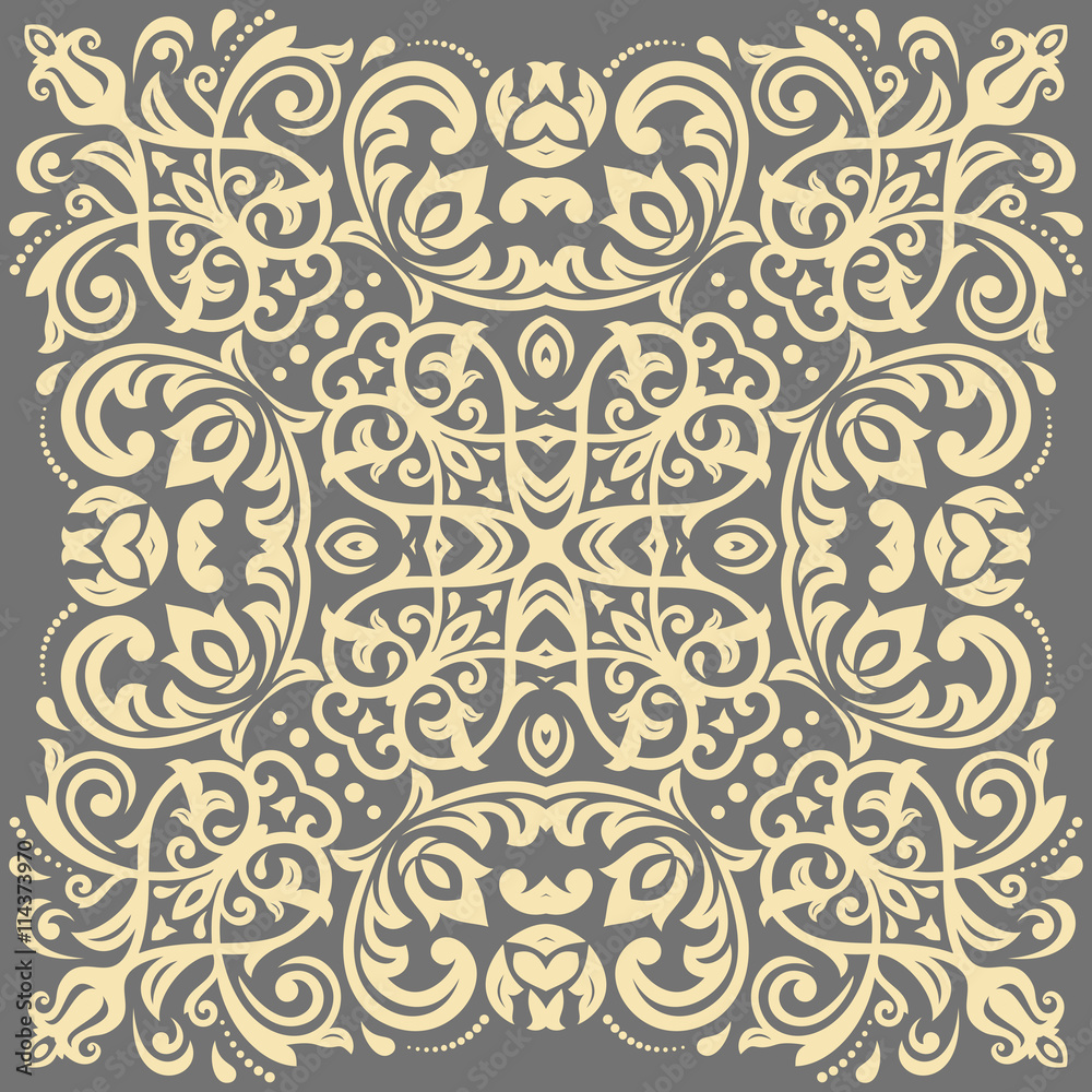 Oriental Abstract Vector Pattern