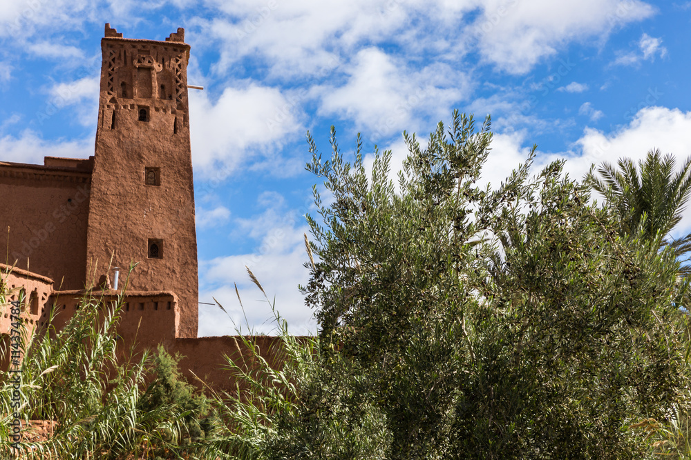 Beautiful view of kasbah Ait ben Haddou in Morocco Beautiful view of kasbah Ait ben Haddou in Morocco